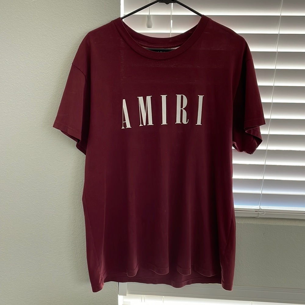 AMIRI Mens Logo Tee Shirt